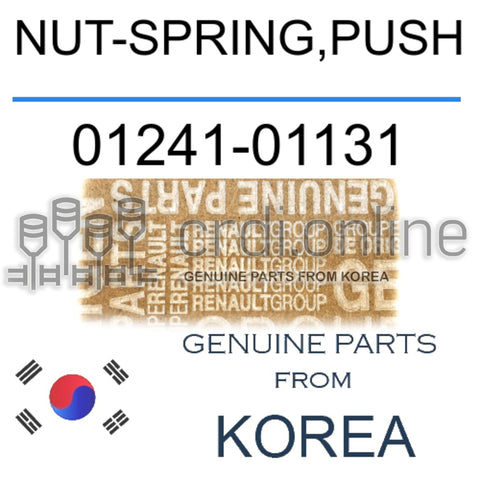 NUT-SPRING,PUSH [ORIGINAL] 01241-01131 0124101131 01241 01131