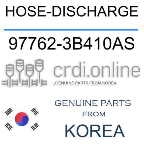 HOSE-DISCHARGE [ORIGINAL] 97762-3B410AS 977623B410AS 97762 3B410AS