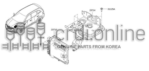 MODULE ASSY-ENGINE CONTROL 23710-0014S 237100014S 23710 0014S