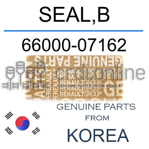 SEAL,B [ORIGINAL] 66000-07162 6600007162 66000 07162
