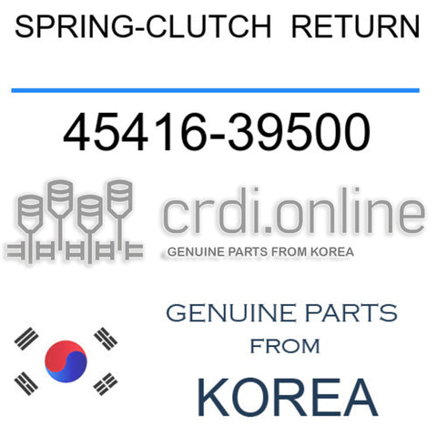 SPRING-CLUTCH  RETURN [ORIGINAL] 45416-39500 4541639500 45416 39500