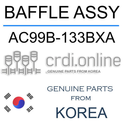 BAFFLE ASSY [ORIGINAL] AC99B-133BXA AC99B133BXA AC99B 133BXA