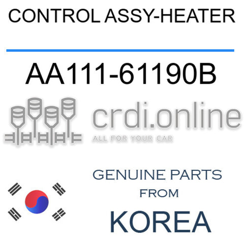 CONTROL ASSY-HEATER [ORIGINAL] AA111-61190B AA11161190B AA111 61190B