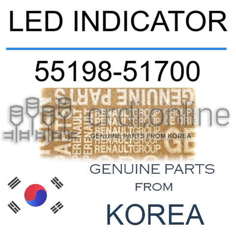 LED INDICATOR [ORIGINAL] 55198-51700 5519851700 55198 51700
