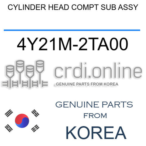 CYLINDER HEAD COMPT SUB ASSY [ORIGINAL] 4Y21M-2TA00 4Y21M2TA00 4Y21M 2TA00