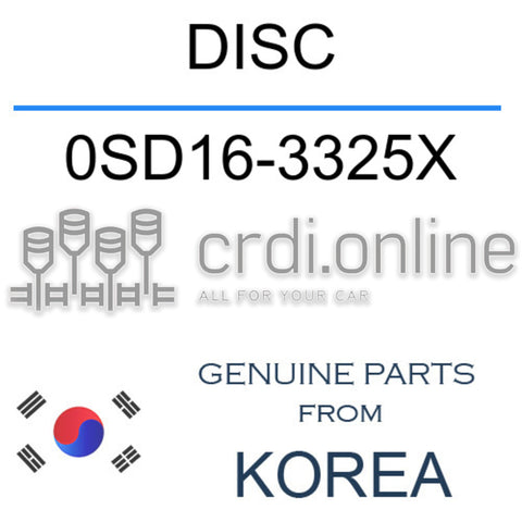 DISC [ORIGINAL] 0SD16-3325X 0SD163325X 0SD16 3325X