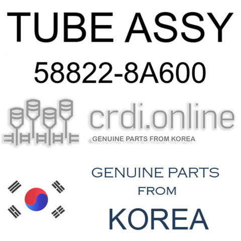 TUBE ASSY [ORIGINAL] 58822-8A600 588228A600 58822 8A600