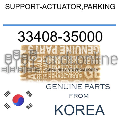 SUPPORT-ACTUATOR,PARKING [ORIGINAL] 33408-35000 3340835000 33408 35000