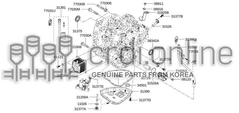 CAP-OIL LEVEL GAUGE [ORIGINAL] 31086-5HA0A 310865HA0A 31086 5HA0A