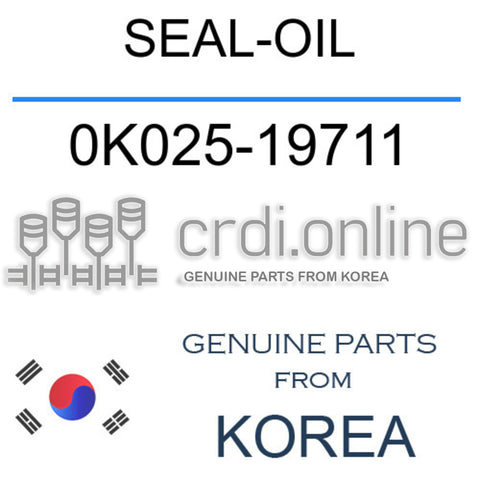 SEAL-OIL [ORIGINAL] 0K025-19711 0K02519711 0K025 19711