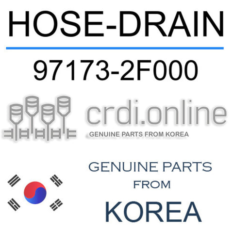 HOSE-DRAIN [ORIGINAL] 97173-2F000 971732F000 97173 2F000