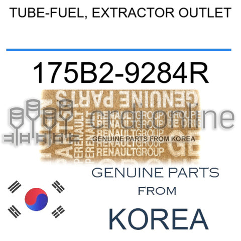 TUBE-FUEL, EXTRACTOR OUTLET [ORIGINAL] 175B2-9284R 175B29284R 175B2 9284R