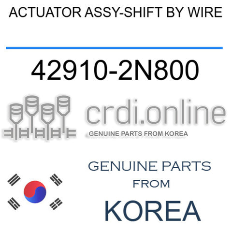 [ORIGINAL] ACTUATOR ASSY-SHIFT BY WIRE 42910-2N800 429102N800 42910 2N800