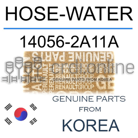 HOSE-WATER [ORIGINAL] 14056-2A11A 140562A11A 14056 2A11A