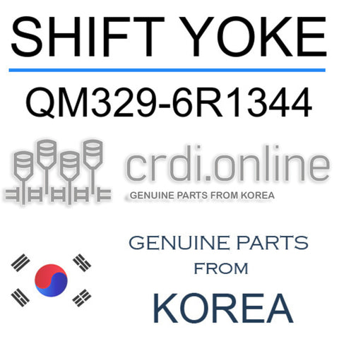 SHIFT YOKE [ORIGINAL] QM329-6R1344 QM3296R1344 QM329 6R1344