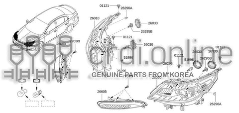 BULB-HALOGEN 51996-55001 5199655001 51996 55001