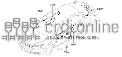 HARNESS-DOORFRONT DRIVER 24124-8770R 241248770R 24124 8770R