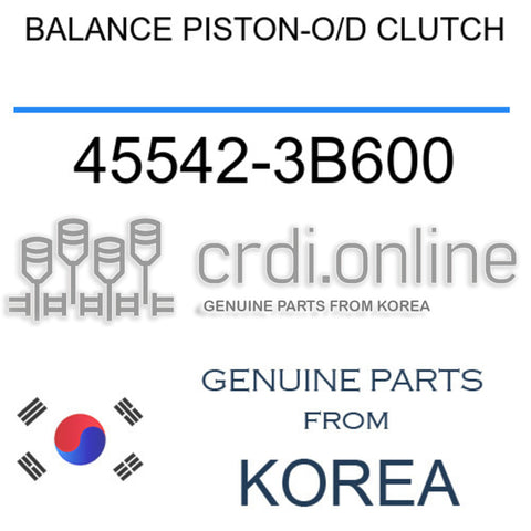 BALANCE PISTON-O/D CLUTCH [ORIGINAL] 45542-3B600 455423B600 45542 3B600