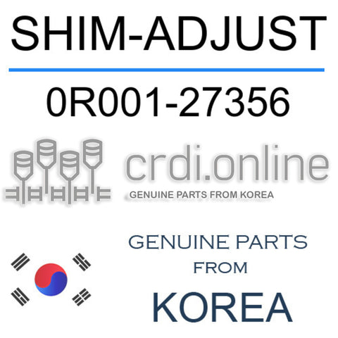 SHIM-ADJUST 0R001-27356 0R00127356 0R001 27356