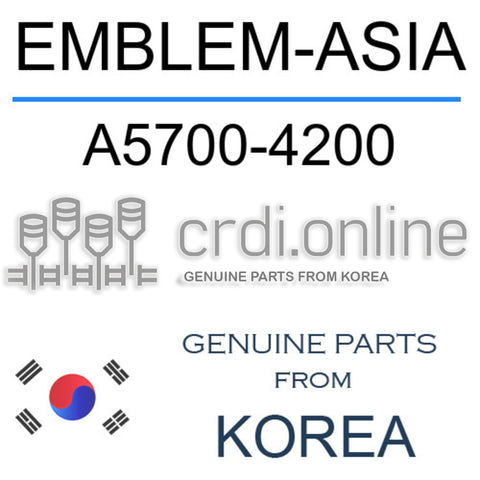 EMBLEM-ASIA [ORIGINAL] A5700-4200 A57004200 A5700 4200
