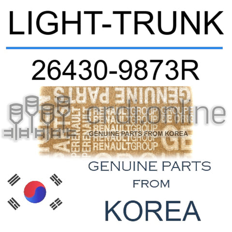 LIGHT-TRUNK [ORIGINAL] 26430-9873R 264309873R 26430 9873R