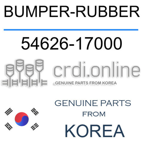 BUMPER-RUBBER [ORIGINAL] 54626-17000 5462617000 54626 17000