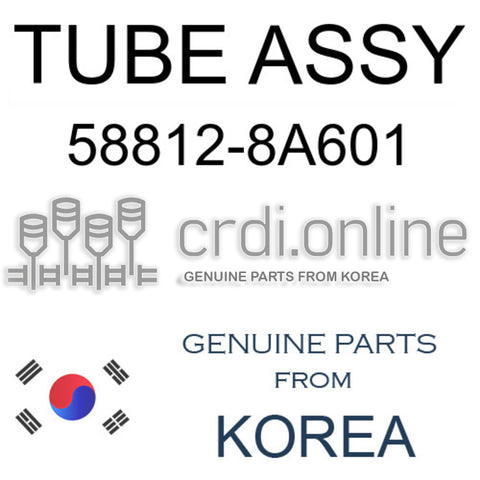 TUBE ASSY [ORIGINAL] 58812-8A601 588128A601 58812 8A601