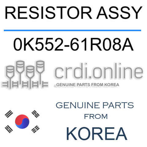 RESISTOR ASSY [ORIGINAL] 0K552-61R08A 0K55261R08A 0K552 61R08A
