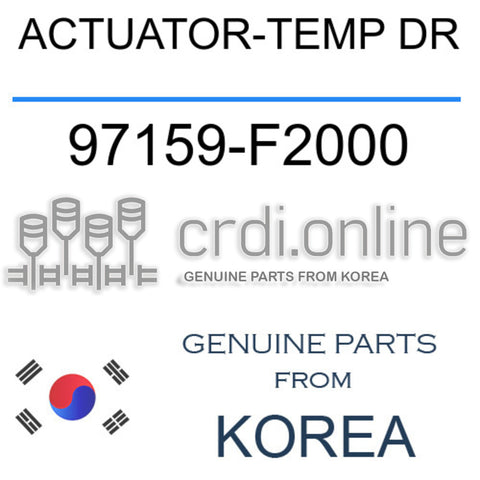 ACTUATOR-TEMP DR 97159-F2000 97159F2000 97159 F2000