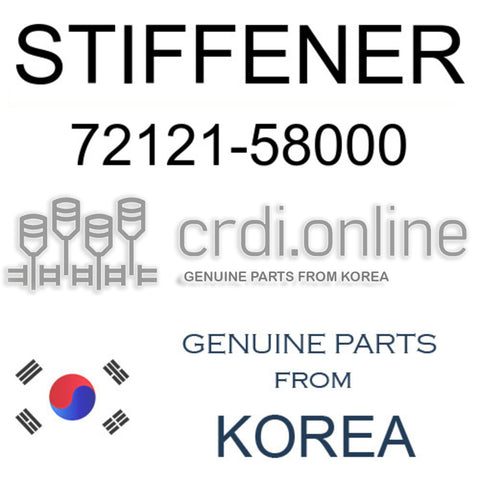 STIFFENER [ORIGINAL] 72121-58000 7212158000 72121 58000