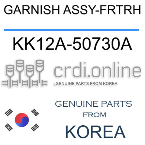 GARNISH ASSY-FRTRH [ORIGINAL] KK12A-50730A KK12A50730A KK12A 50730A