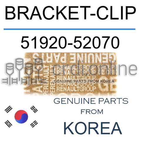BRACKET-CLIP [ORIGINAL] 51920-52070 5192052070 51920 52070