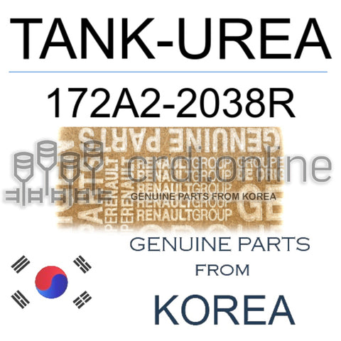 TANK-UREA [ORIGINAL] 172A2-2038R 172A22038R 172A2 2038R