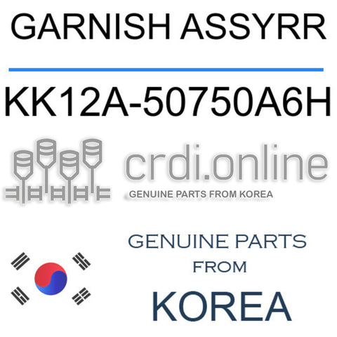 GARNISH ASSYRR KK12A-50750A6H KK12A50750A6H KK12A 50750A6H
