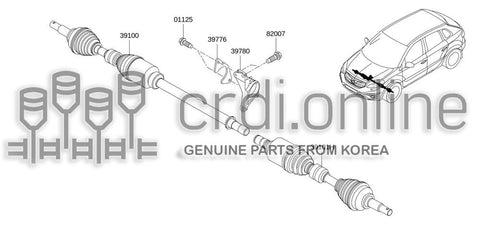 BRACKET ASSY-SUPPORT BEARING 39780-JG32C 39780JG32C 39780 JG32C