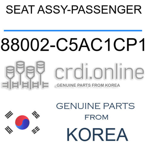 SEAT ASSY-PASSENGER [ORIGINAL] 88002-C5AC1CP1 88002C5AC1CP1 88002 C5AC1CP1