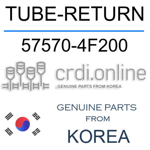 TUBE-RETURN 57570-4F200 575704F200 57570 4F200