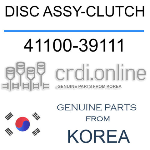 DISC ASSY-CLUTCH [ORIGINAL] 41100-39111 4110039111 41100 39111