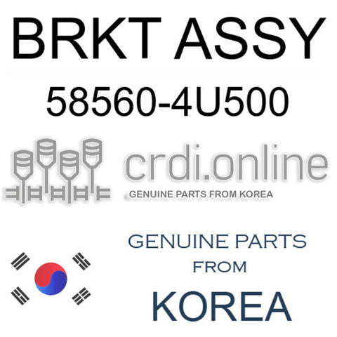 BRKT ASSY [ORIGINAL] 58560-4U500 585604U500 58560 4U500