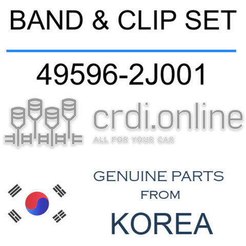 BAND & CLIP SET 49596-2J001 495962J001 49596 2J001