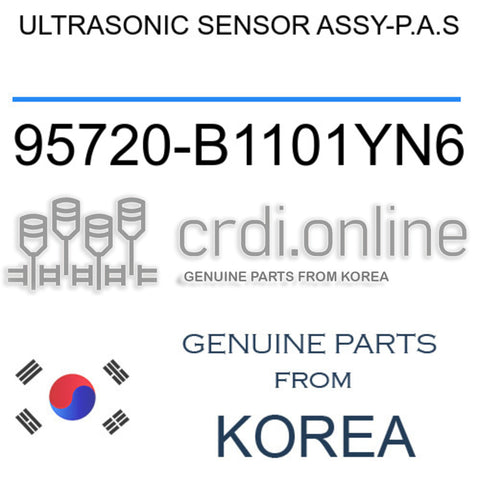 ULTRASONIC SENSOR ASSY-P.A.S [ORIGINAL] 95720-B1101YN6 95720B1101YN6 95720 B1101YN6