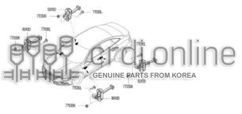 CHECK LINK ASSY-FRONT DOOR 80430-0877R 804300877R 80430 0877R