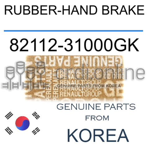 RUBBER-HAND BRAKE [ORIGINAL] 82112-31000GK 8211231000GK 82112 31000GK