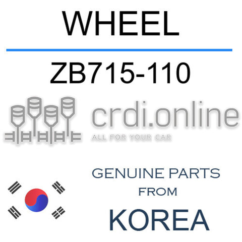 WHEEL ZB715-110 ZB715110 ZB715 110