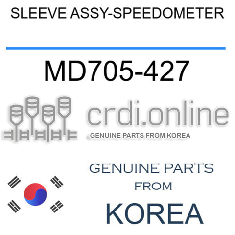 SLEEVE ASSY-SPEEDOMETER MD705-427 MD705427 MD705 427