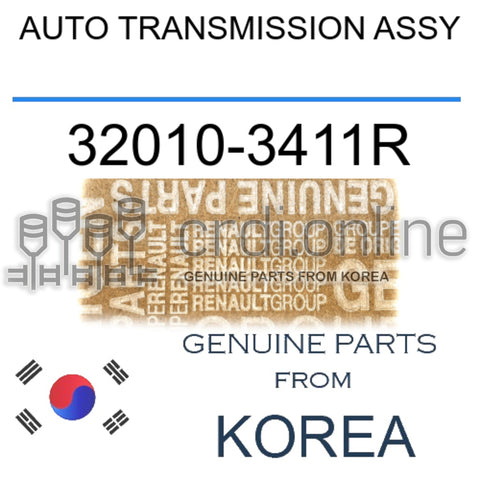 AUTO TRANSMISSION ASSY [ORIGINAL] 32010-3411R 320103411R 32010 3411R