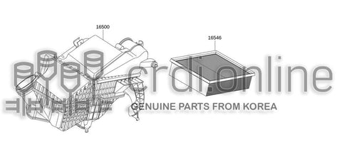 ELEMENT ASSY 16546-7903R 165467903R 16546 7903R