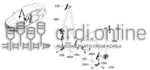BELT ASSY-TONGUEPRETENSIONER FRONT LH 86885-4299R 868854299R 86885 4299R