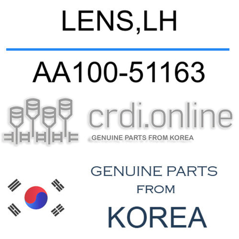 LENS,LH AA100-51163 AA10051163 AA100 51163