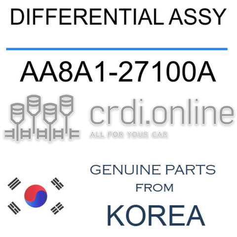 DIFFERENTIAL ASSY [ORIGINAL] AA8A1-27100A AA8A127100A AA8A1 27100A